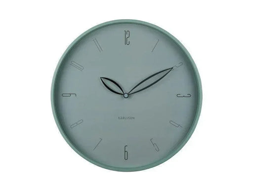 Karlsson Petals Wall Clock - Misty Blue - LemonSalt