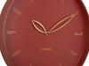 Karlsson Petals Wall Clock - Red Ochre - LemonSalt