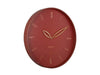 Karlsson Petals Wall Clock - Red Ochre - LemonSalt