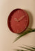 Karlsson Petals Wall Clock - Red Ochre - LemonSalt