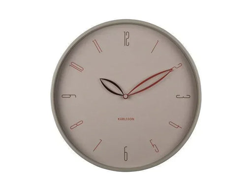 Karlsson Petals Wall Clock - Warm Grey - LemonSalt