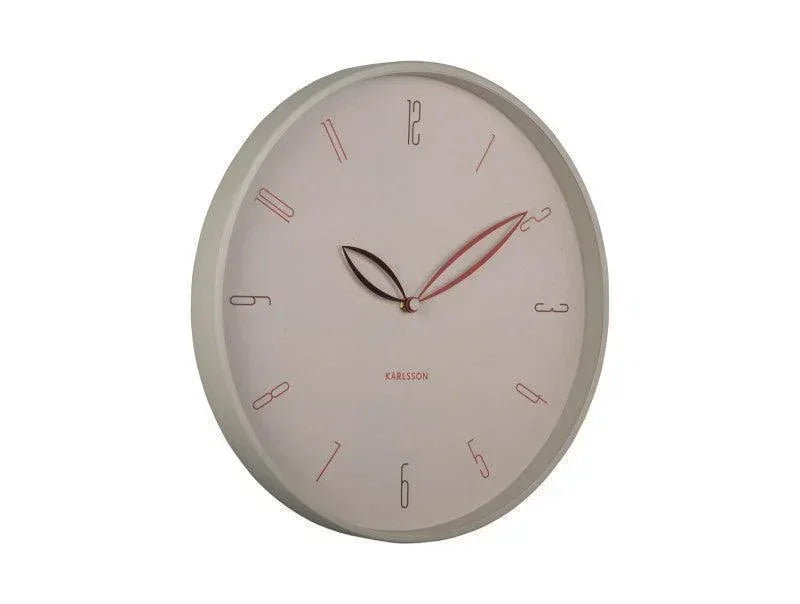 Karlsson Petals Wall Clock - Warm Grey - LemonSalt