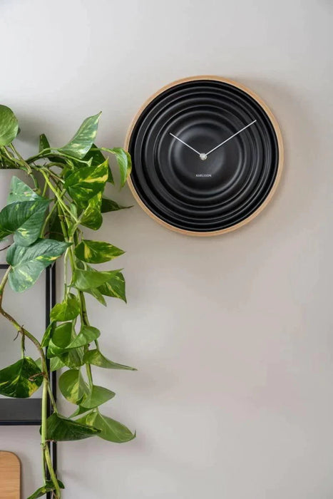 Karlsson Scandi Wall Clock - Matt Black