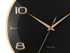 Karlsson Sienna Glow Wall Clock - Black - LemonSalt