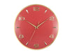 Karlsson Sienna Glow Wall Clock - Red Ochre - LemonSalt
