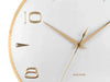 Karlsson Sienna Glow Wall Clock - White - LemonSalt