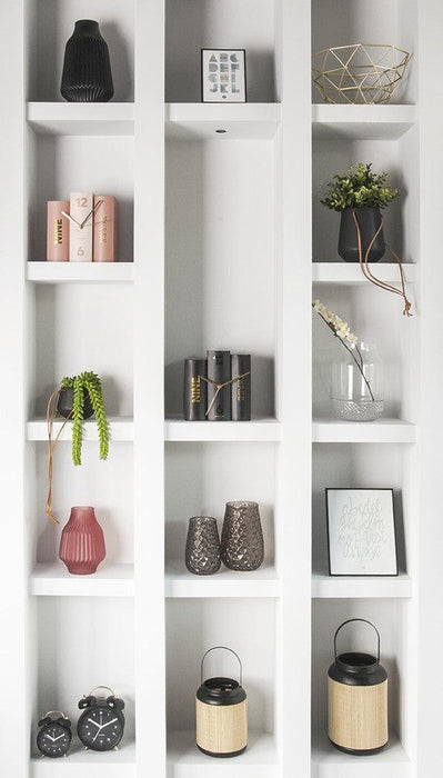 Karlsson Table Clock Book - Black - LemonSalt