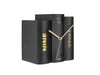 Karlsson Table Clock Book - Black - LemonSalt