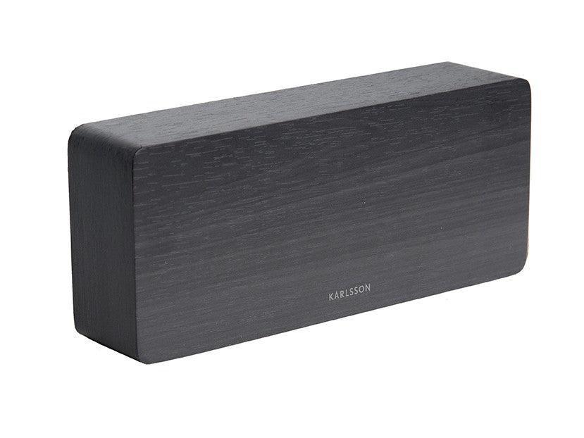 Karlsson Tube Alarm Clock - Black