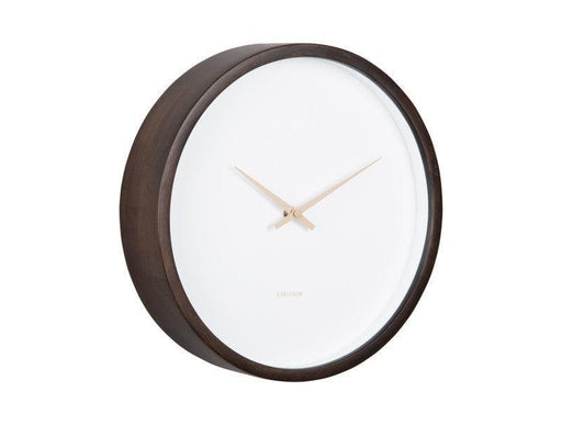 Karlsson Wall Clock Ancho - Dark Wood -Medium - LemonSalt