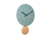 Karlsson Wall Clock Arlo pendulum - Jade Green | {{ collection.title }}