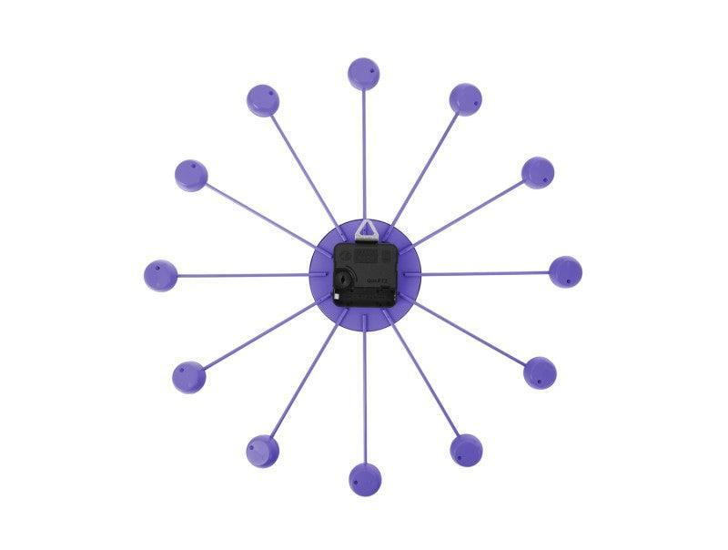 Karlsson Wall Clock Funky Spider - Bright Purple
