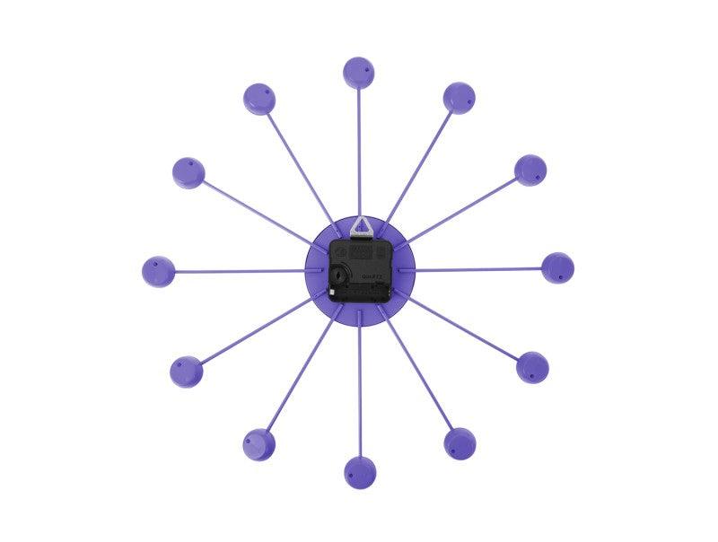 Karlsson Wall Clock Funky Spider - Bright Purple | {{ collection.title }}