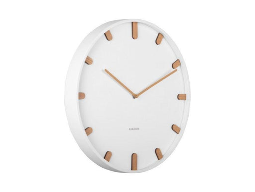Karlsson Wall clock Grace Metal - White - LemonSalt