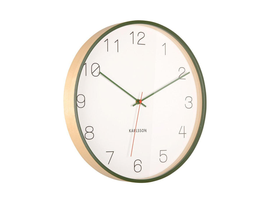 Karlsson Wall Clock Joy - Dark Green