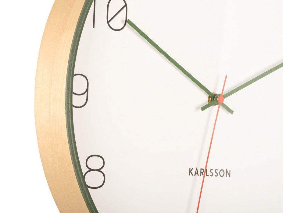 Karlsson Wall Clock Joy - Dark Green