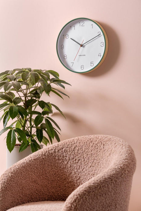 Karlsson Wall Clock Joy - Dark Green