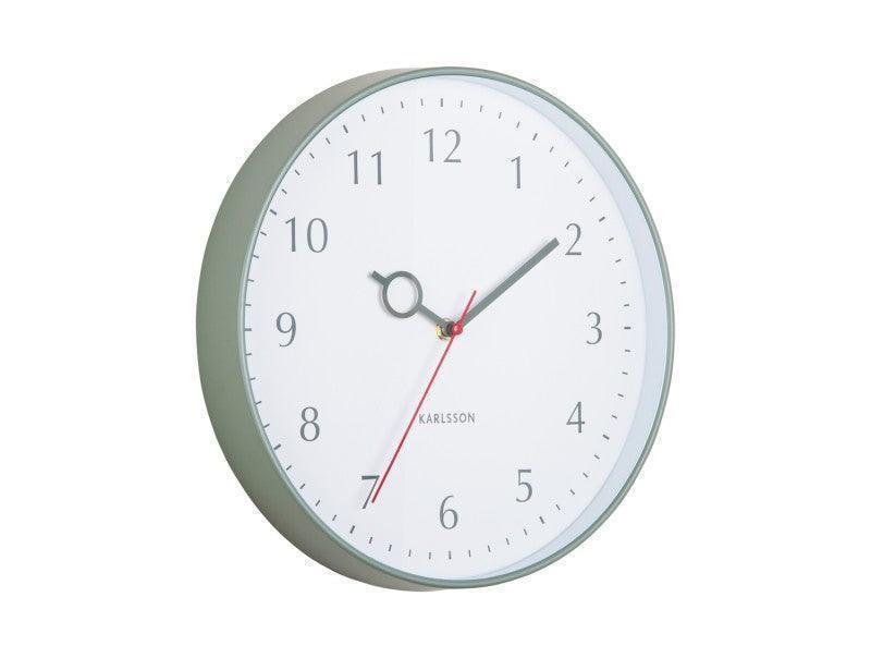 Karlsson Wall Clock Loupe PP - Jungle Green