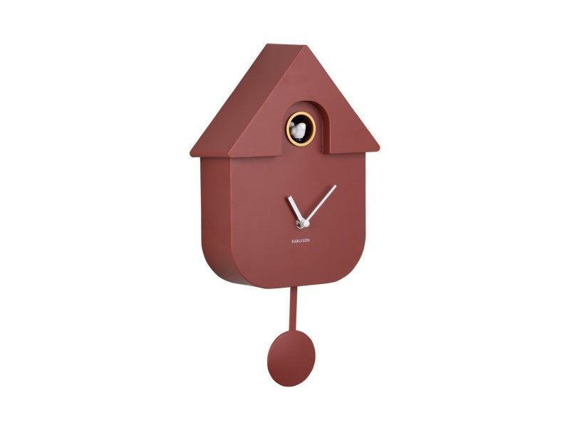 Karlsson Wall clock Modern Cuckoo ABS Ochre Clocks Buy Online