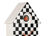 Karlsson Wall Clock Modern Cuckoo Checker - Black | {{ collection.title }}