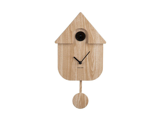 Karlsson Wall clock Modern Cuckoo - Light wood | {{ collection.title }}