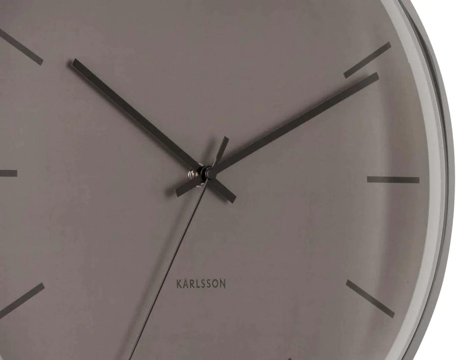 Karlsson Wall Clock Nirvana Globe - Dark Warm Grey | {{ collection.title }}