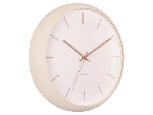 Karlsson Wall Clock Nirvana Globe - Sand Brown - LemonSalt