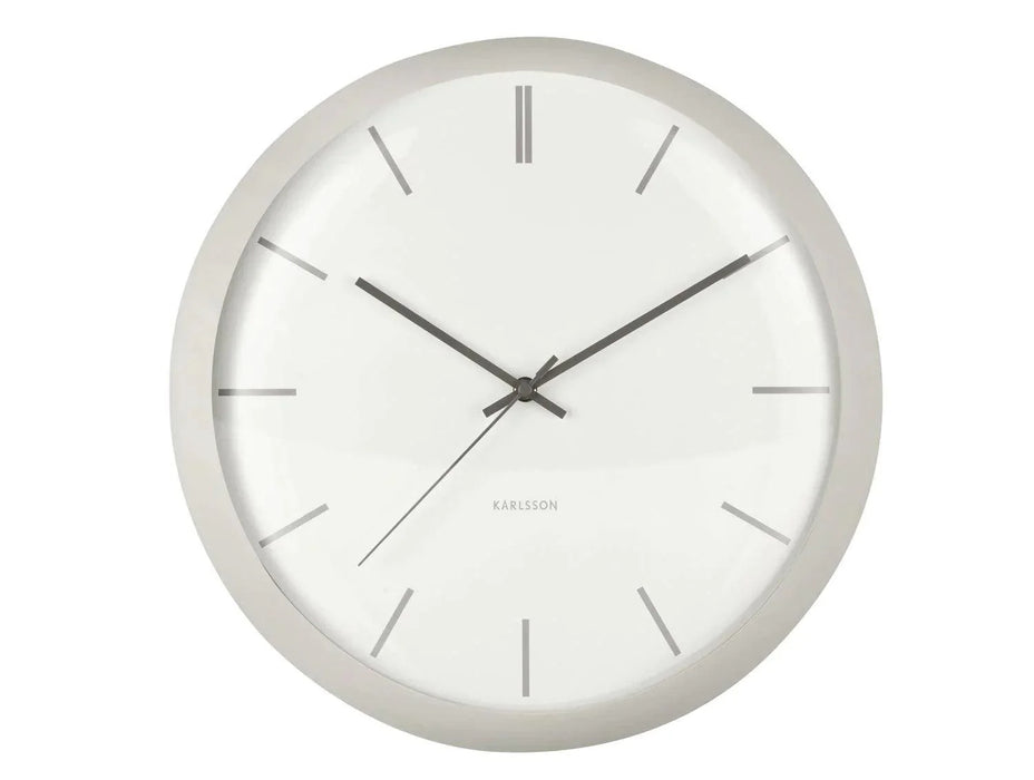 Karlsson Wall Clock Nirvana Globe - Warm Grey
