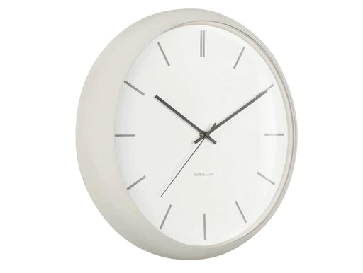 Karlsson Wall Clock Nirvana Globe - Warm Grey - LemonSalt