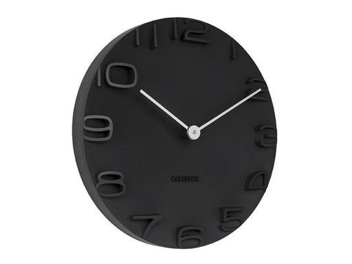 Karlsson Wall Clock On The Edge - Black - LemonSalt