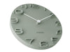 Karlsson Wall Clock On The Edge - Jungle Green | {{ collection.title }}
