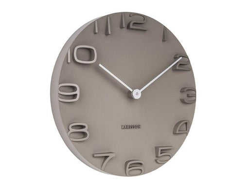 Karlsson Wall Clock On The Edge - Warm Grey | {{ collection.title }}