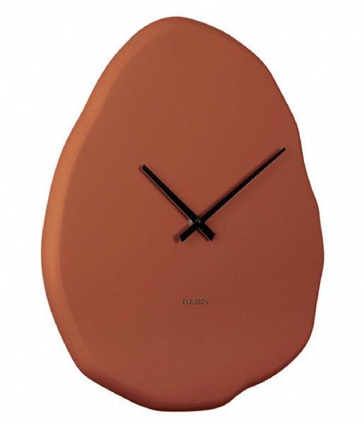 Karlsson Wall Clock Organic Round - Burned Orange