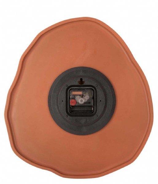 Karlsson Wall Clock Organic Round - Burned Orange