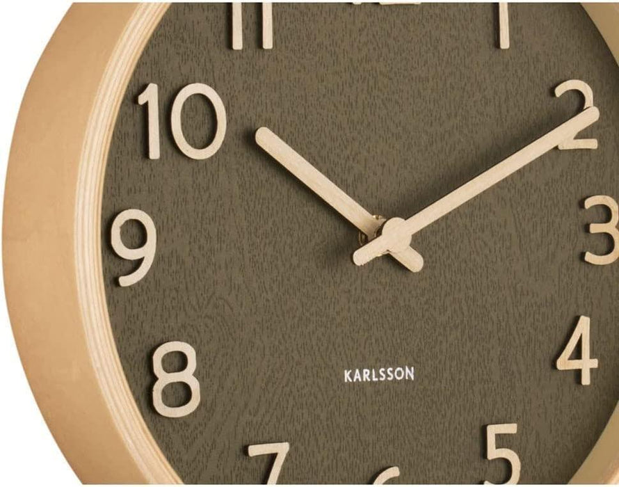 karlsson-wall-clock-pure-wood-grain-small-moss-green-lemonsalt-4_cf5b3a32-4b99-4d03-b96c-bfd6630bd1ca