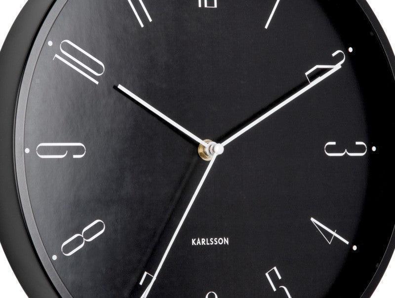 Karlsson Wall Clock Regal Numbers - Black