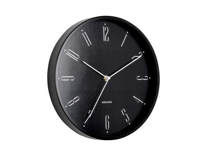 Karlsson Wall Clock Regal Numbers - Black