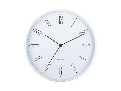 Karlsson Wall Clock Regal Numbers - White - LemonSalt