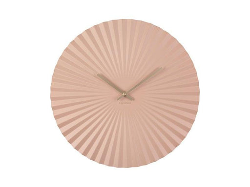 Karlsson Wall Clock Sensu Steel - Faded Pink | {{ collection.title }}