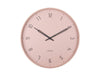 Karlsson Wall Clock Stark Iron Matt - Faded Pink | {{ collection.title }}