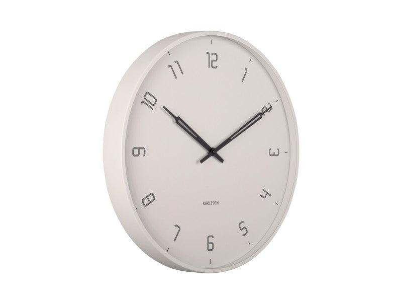 Karlsson Wall Clock Stark Iron Matt - Warm Grey