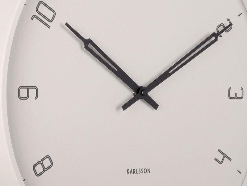Karlsson Wall Clock Stark Iron Matt - Warm Grey | {{ collection.title }}