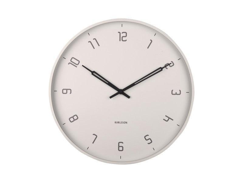 Karlsson Wall Clock Stark Iron Matt - Warm Grey