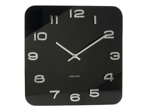 Karlsson Wall Clock Vintage Square - Black | {{ collection.title }}
