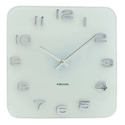 Karlsson Wall Clock Vintage Square - White