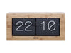 Karlsson Wall / Table Clock Boxed Flip XL Matt - Bamboo - LemonSalt