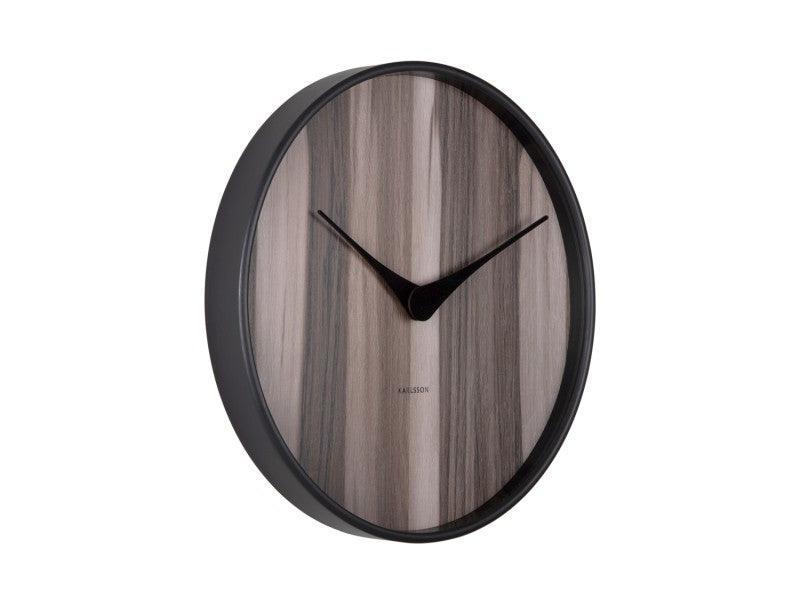 Karlsson Wood Melange Wall Clock - Dark Wood