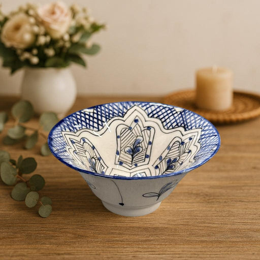 Kashan Ceramic Bowl - Powder Blue (11cm) - LemonSalt