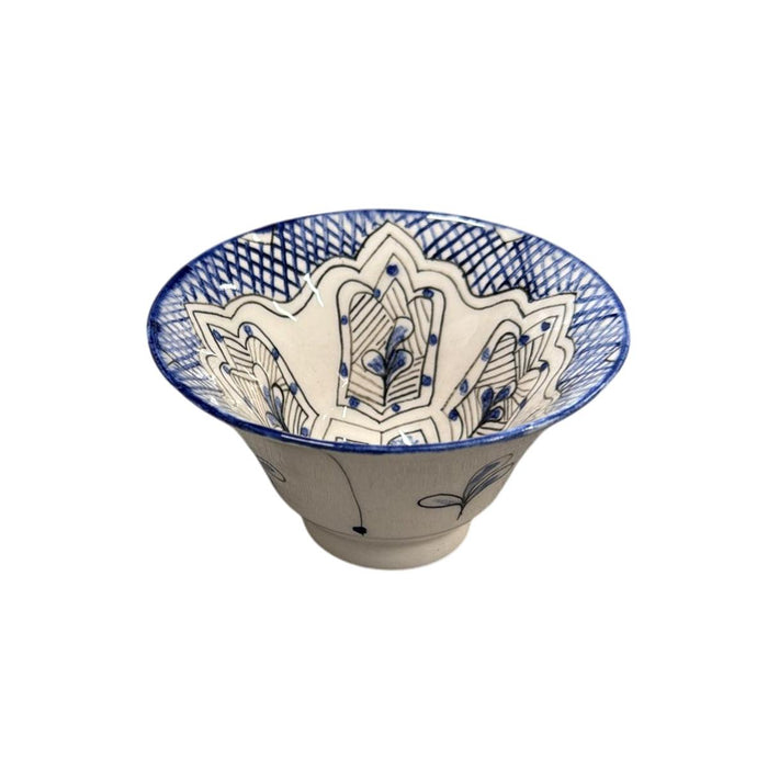 Kashan Ceramic Bowl - Powder Blue (11cm) - LemonSalt