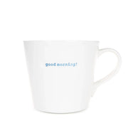 Keith Brymer Jones Bucket Mug Large 500ml - Good Morning! (Blue)